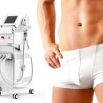 VIO脱毛を受ける男性